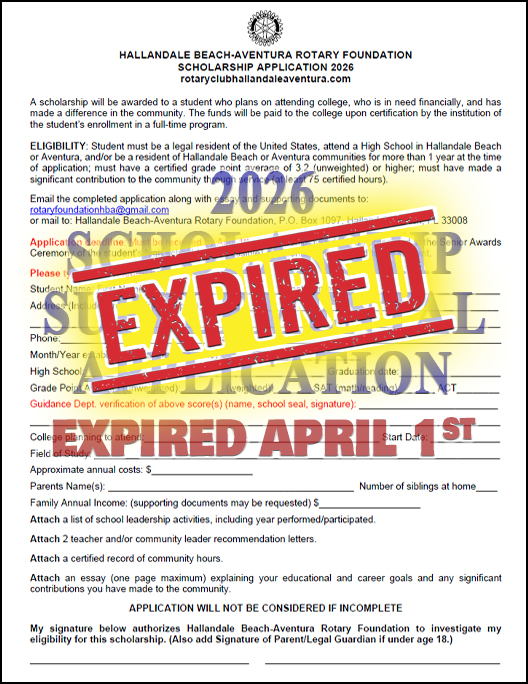 EXPIRED: April 1, 2026